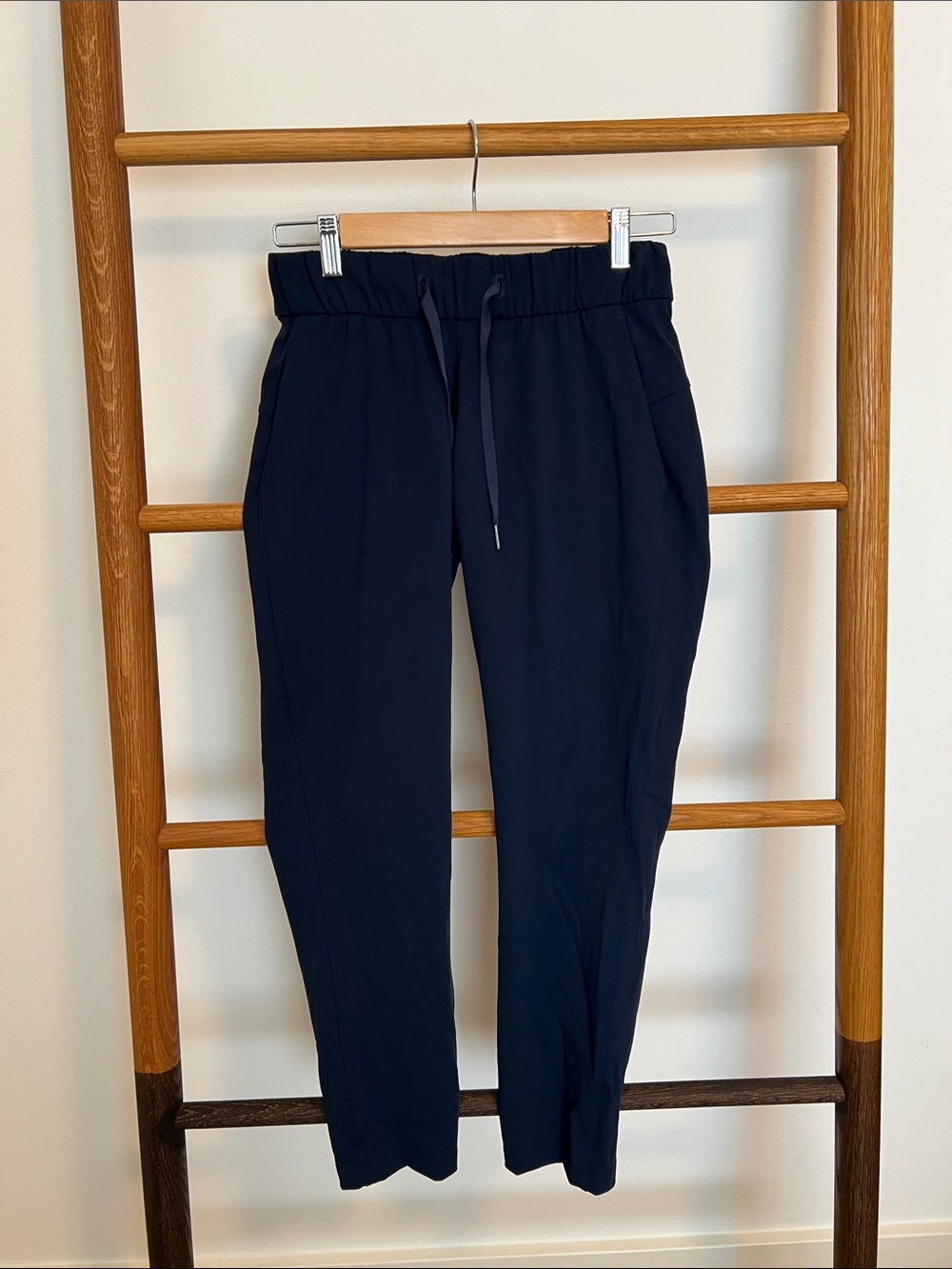 Lululemon Navy Blue Technical Drawstring Lounge Jogger Pants - Size 4